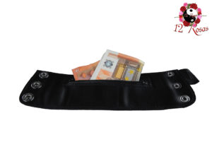 Muñequera monedero Abierta Detalle