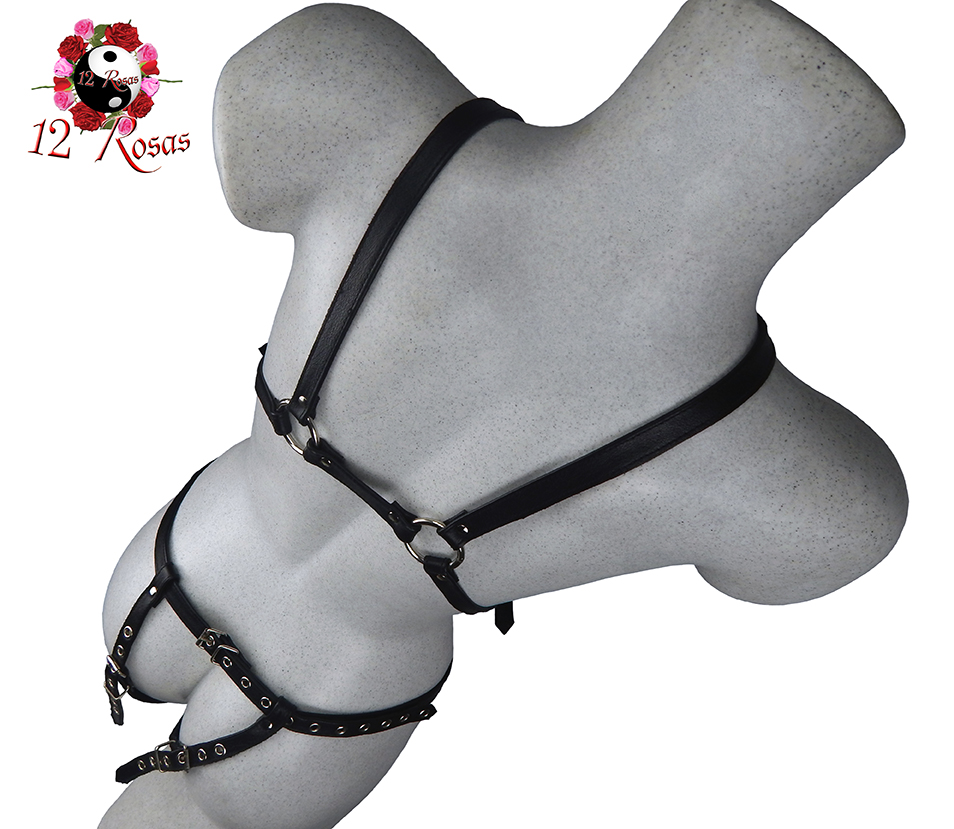 Arnés Sofia Negro Trasero