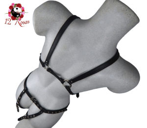 Arnés Sofia Negro Trasero