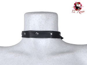 Collar Carla Negro Frontal 3